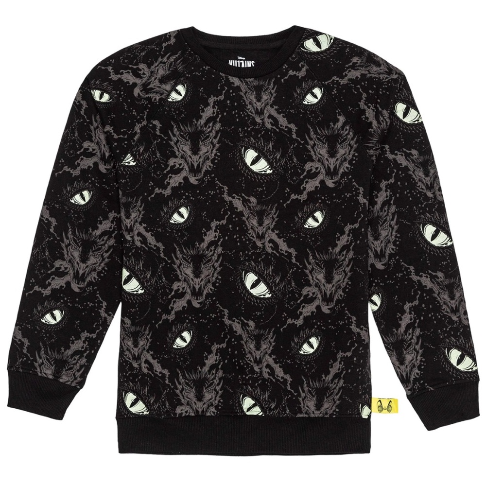 BNWOT Disney Villains x Heidi Klum Maleficent Eyes Pullover Fleece